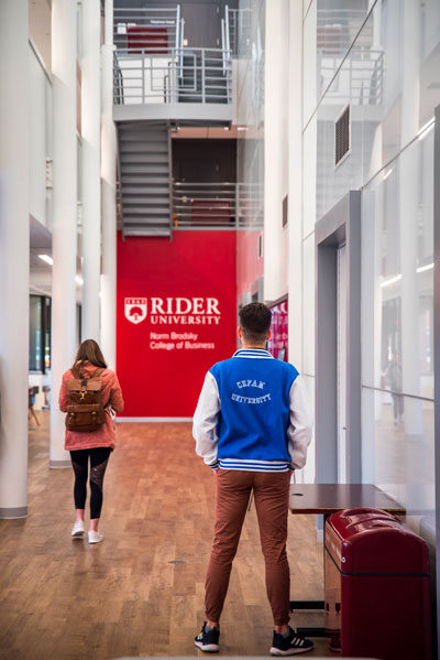 Rider university hall