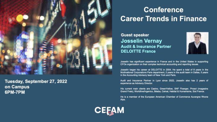 Conference Career trends Finance 